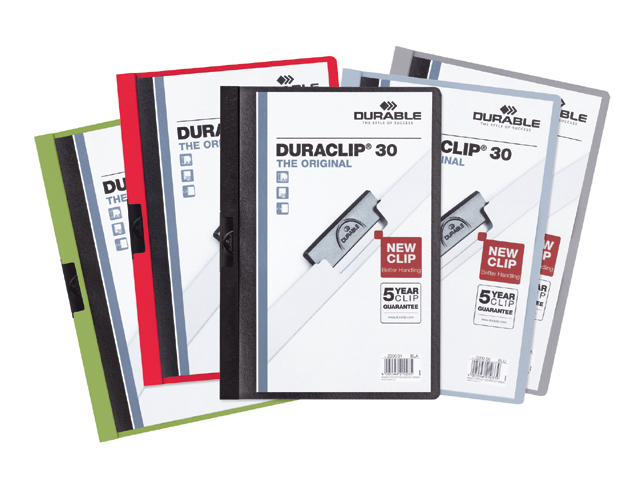 klemmap durable 2200 a4 pl/tr 3mm ass