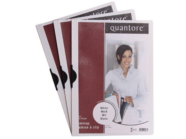 Klemmap Quantore A4 3mm wit