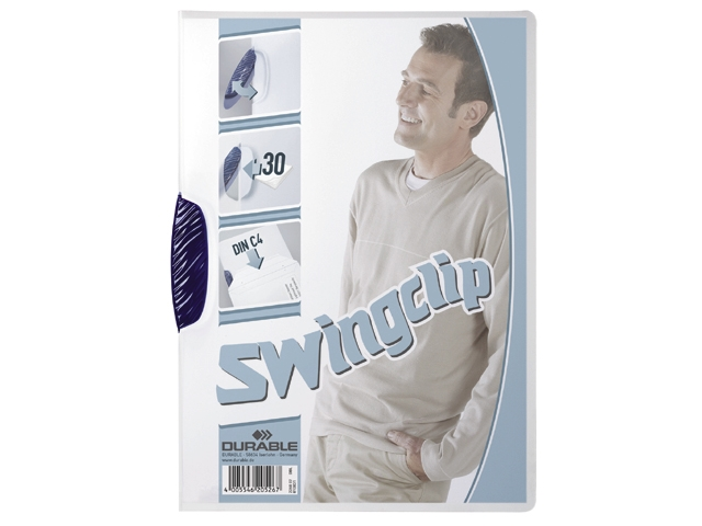 klemmap durable 2260 swingclip blauw