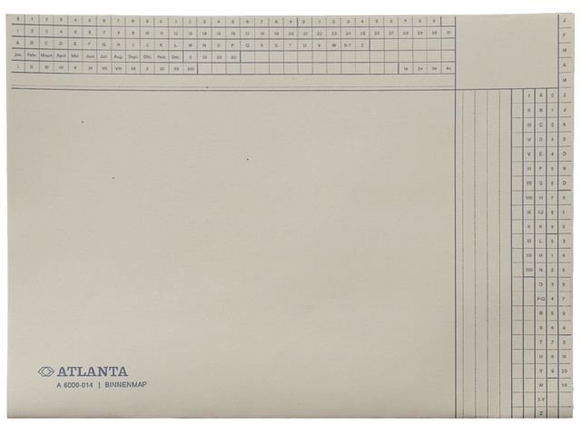 binnenmap a6000-147 a4 met klep chamois
