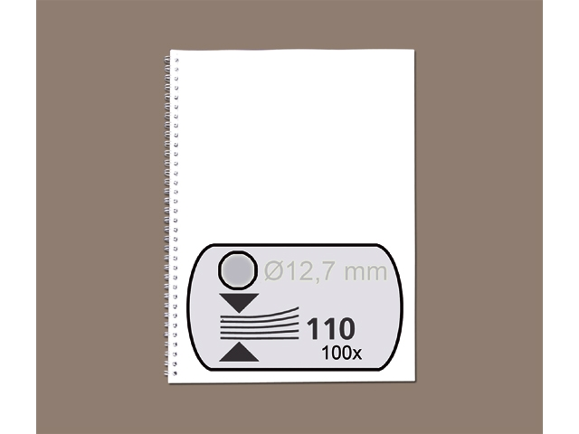 draadrug gbc 12.7mm 34r zilver