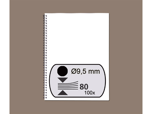 draadrug gbc 9.5mm 34r zwart