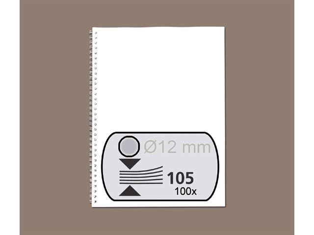 draadrug ibico 12mm us/21r zilver