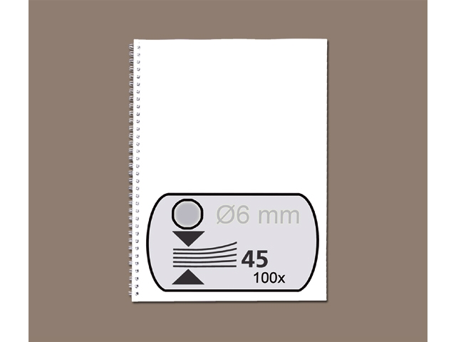 draadrug ibico 6mm us/21r zilver