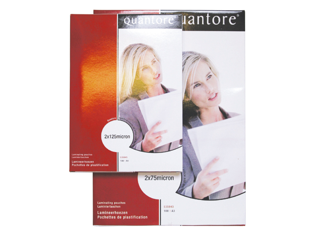 Lamineerhoes Quantore A3 2x125micron (100)