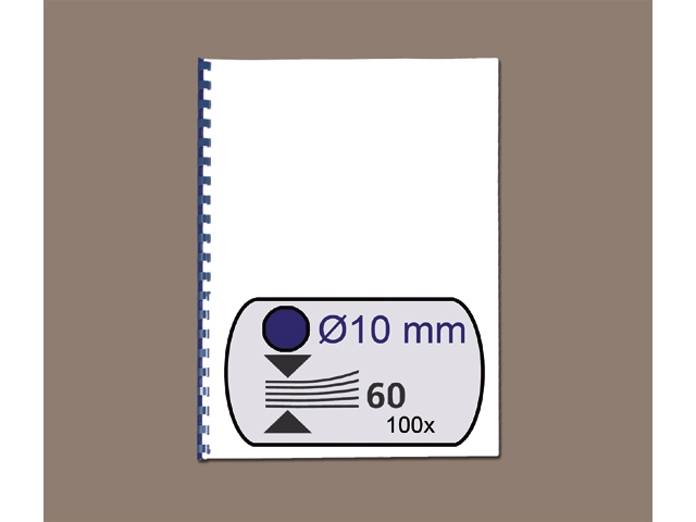 Bindruggen 21 ring blau100st10 millimeter