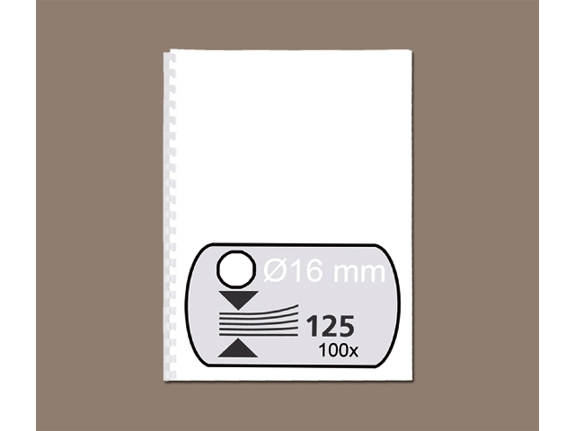 bindrug gbc 16mm 21r wit