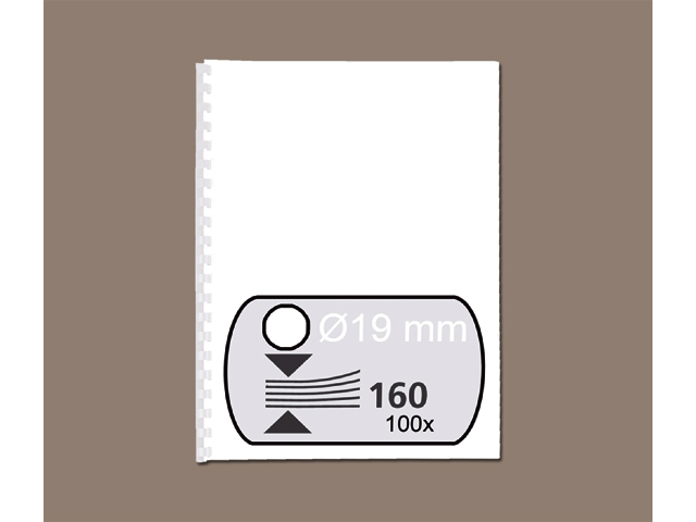 bindrug gbc 19mm 21r wit