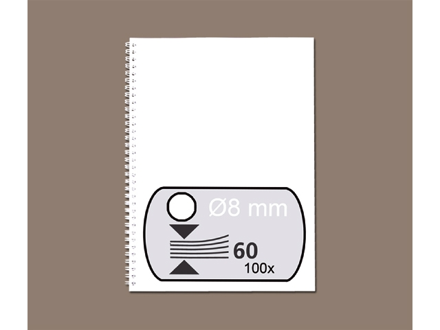 draadrug gbc 8mm 34r wit
