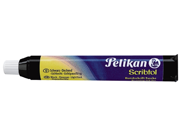 oostindische inkt pelikan pipet 9ml zwart