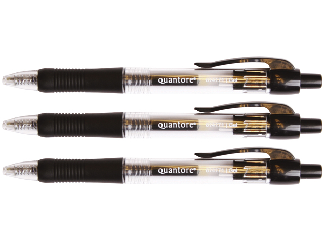 Gelschrijver Quantore gripdrukknop 0.7mm