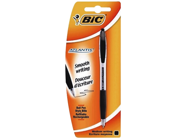 balpen bic atlantis zwart