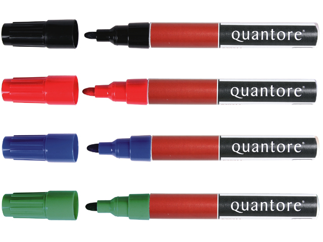 Permanent marker Quantore rond 1-1.5mm zwart