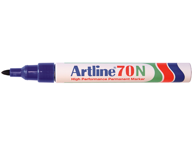 viltstift artline 70 perm rond 1.5mm blauw