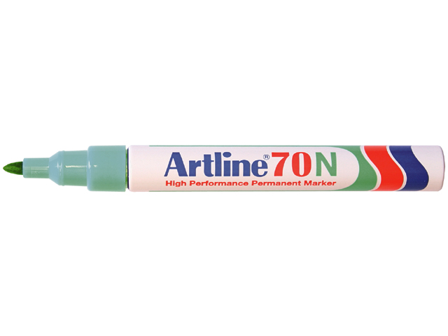 viltstift artline 70 perm rond 1.5mm groen