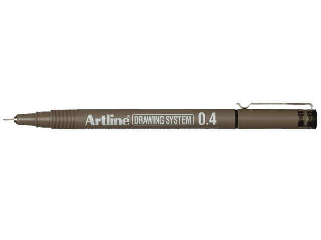 fineliner artline 0.4mm zwart
