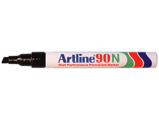 Viltstift 90 schuin 2-2.5mm zwart