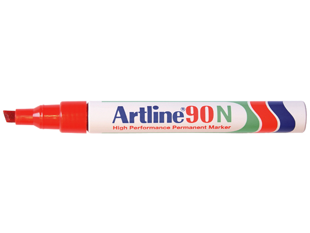 viltstift artline 90 perm schuin 2-2.5mm rd