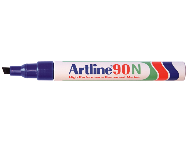 viltstift artline 90 perm schuin 2-2.5mm bl