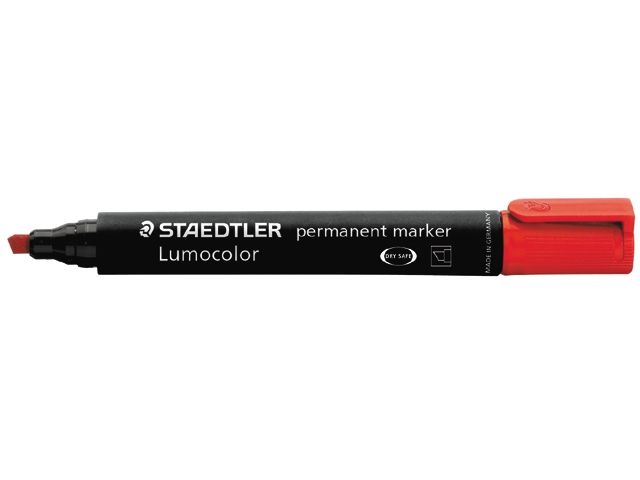 viltstift staedtler 350 perm schuin 2-5mm roo