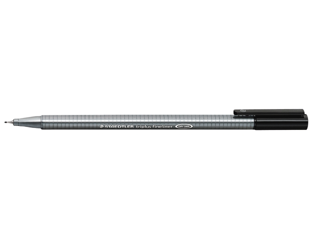 Fineliner staedtler triplus 334 zwart