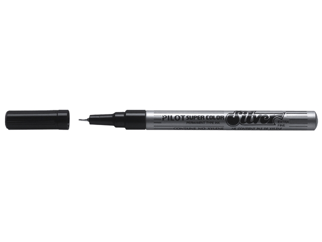 fineliner pilot super ef 0.5mm zilver