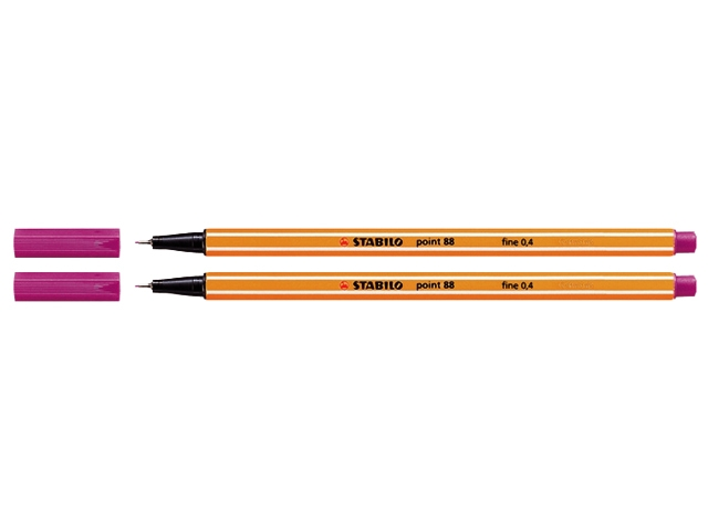fineliner stabilo point 88 roze