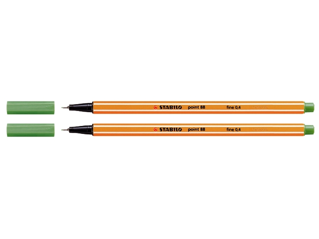 fineliner stabilo point 88 lichtgroen