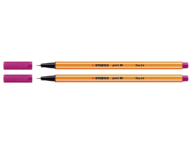 fineliner stabilo point 88 paars