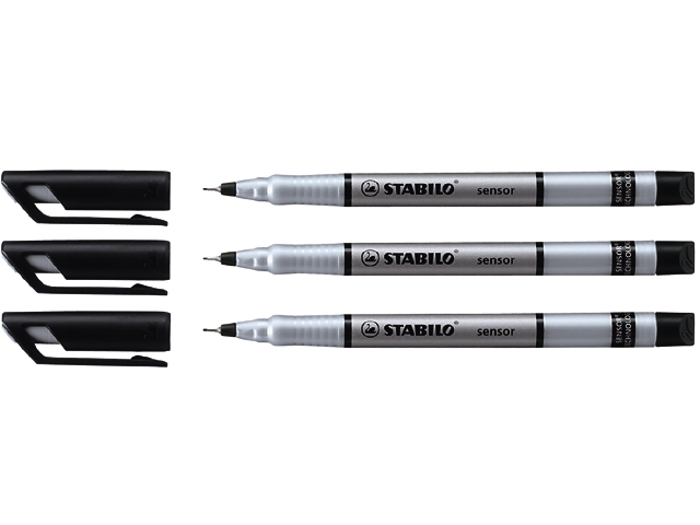 Fineliner stabilo sensor 189 zwart