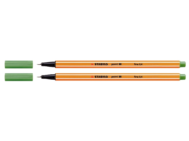 fineliner stabilo point 88 appelgroen