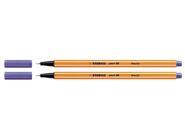 fineliner stabilo point 88 lila