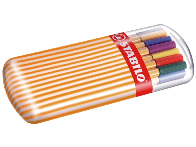 Fineliner point 88 zebra etui assor