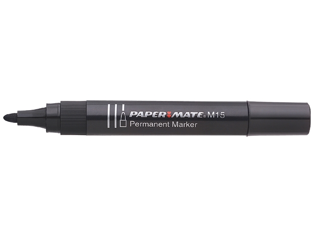 viltstift papermate m15 perm rond 1.8mm zwart