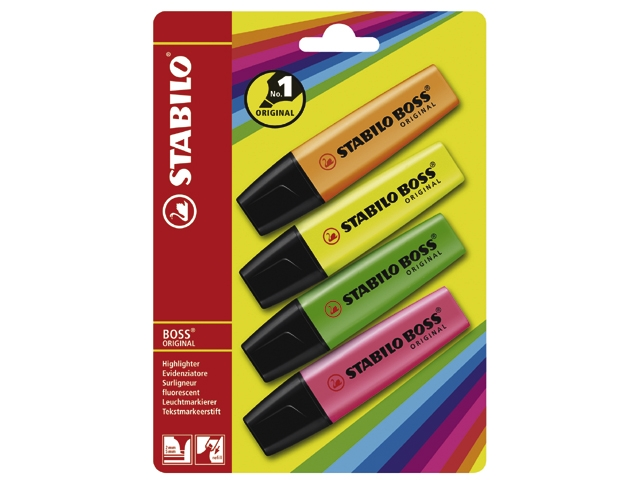 markeerstift stabilo boss ass