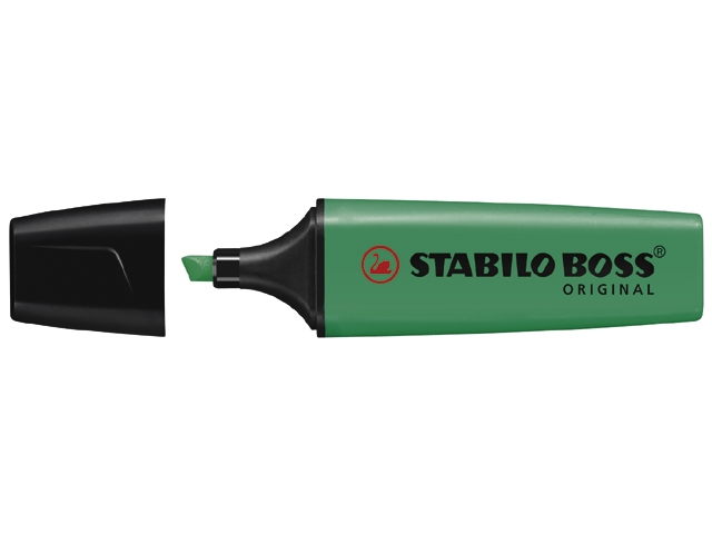 Markeerstift stabilo boss groen