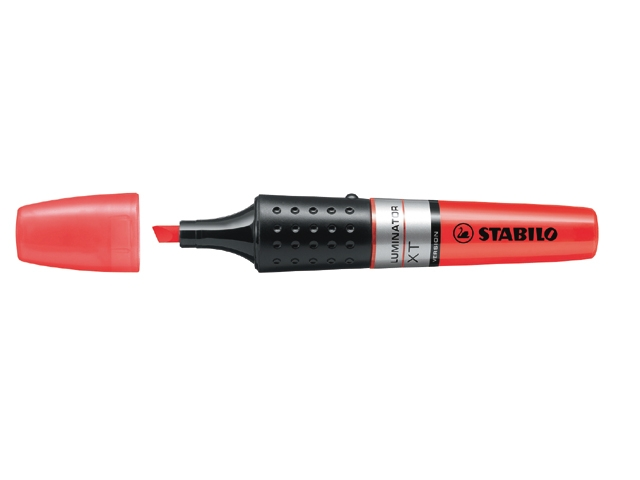Markeerstift rood stabilo