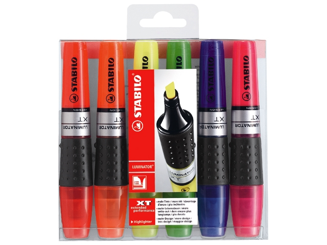 markeerstift stabilo boss luminator 6 st ass