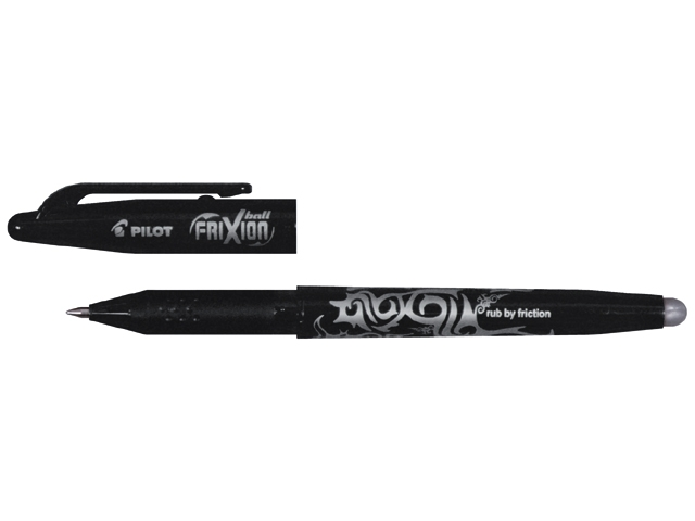 Rollerpen pilot frixion bl-fr7 zwart