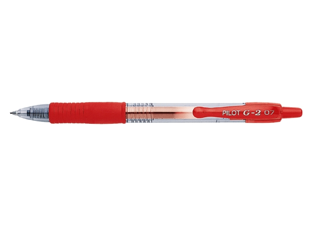 gelschrijver pilot bl-g2-7 0.4mm rood