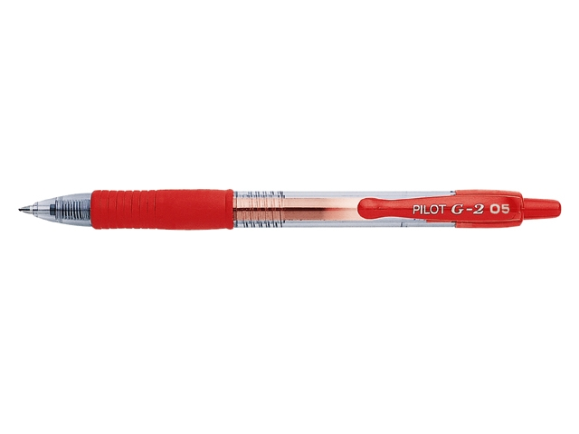 gelschrijver pilot bl-g2-5 0.5mm rood