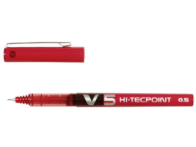 fineliner pilot hi-tecpoint bx-v5 0.25mm rood