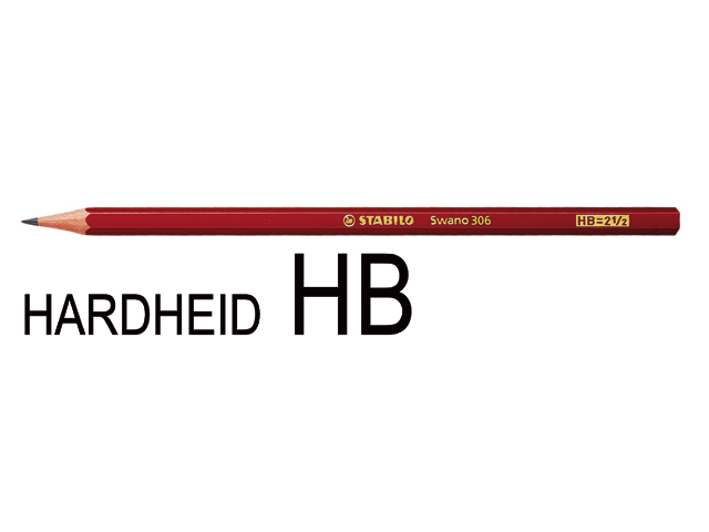Stabilo potlood           schwan hb
