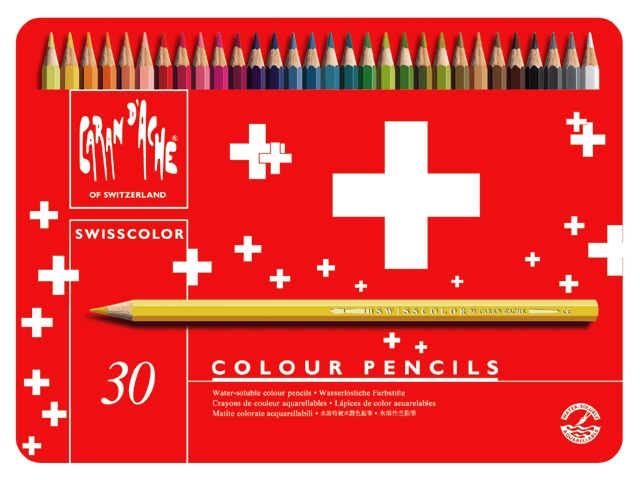kleurpotlood caran d'ache swisscolor aquarel