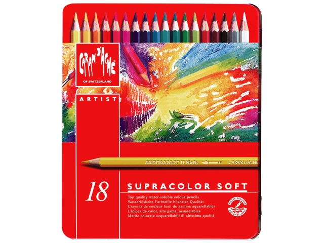 kleurpotlood caran d'ache supracolor 18st ass