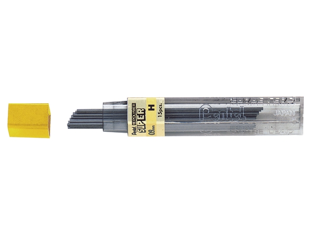 potloodstift pentel 0.9mm zwart per koker h