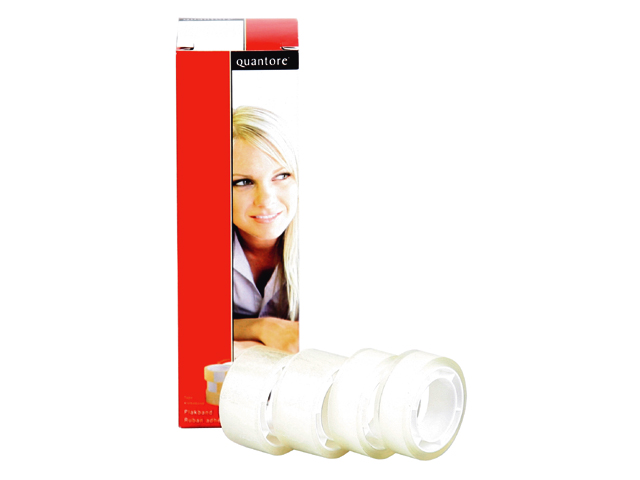 Plakband Quantore 15mmx10m transparant