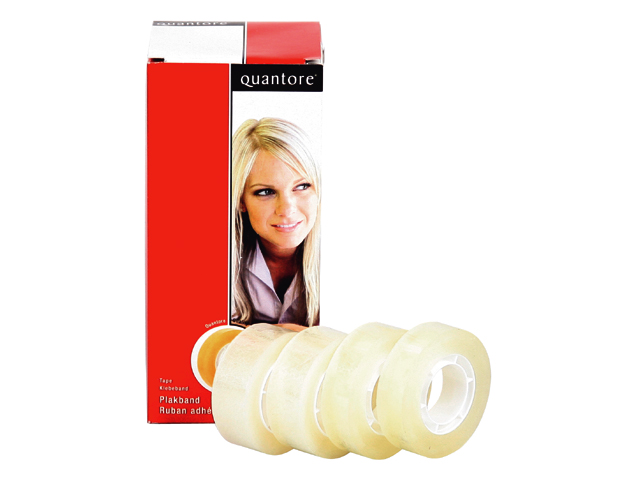Plakband Quantore 15mmx33m transparant