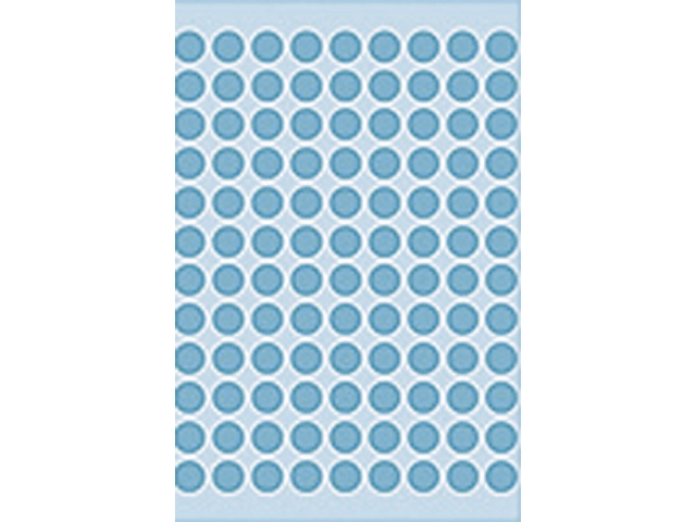 etiket herma 1843 rond 8mm 540st blauw
