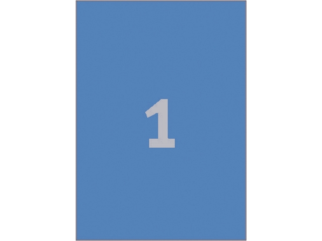 etiket avery zweck l/i/k 3471 a4 blauw